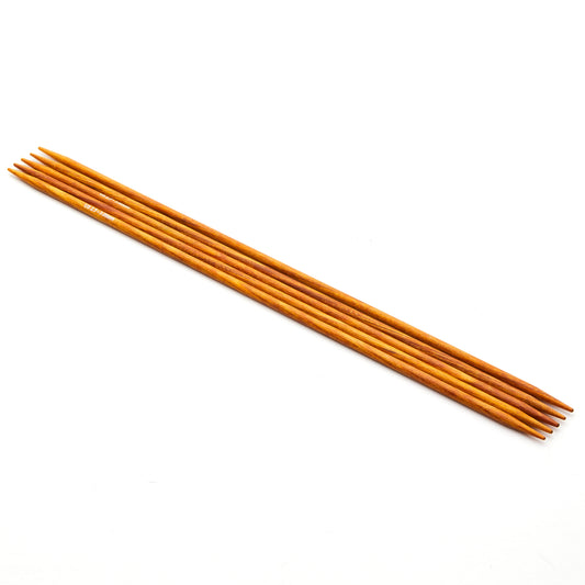 KnitPro Dreamz set of 5 colour-coded birchwood double-pointed knitting needles, 3mm