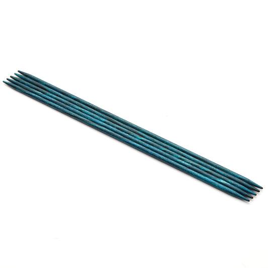 KnitPro Dreamz set of 5 colour-coded birchwood double-pointed knitting needles, 3.25mm