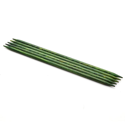 KnitPro Dreamz set of 5 colour-coded birchwood double-pointed knitting needles, 5.5mm