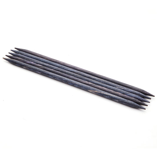 KnitPro Dreamz set of 5 colour-coded birchwood double-pointed knitting needles, 6.5mm