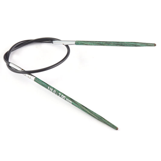 KnitPro Dreamz birchwood fixed circular knitting needle, 25cm, 2mm