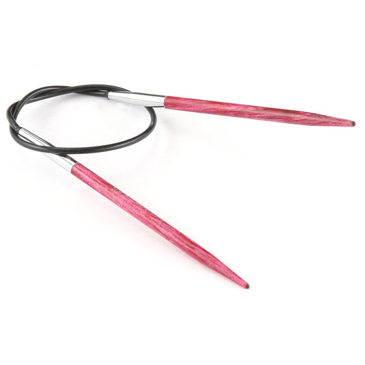 KnitPro Dreamz birchwood fixed circular knitting needle, 25cm, 2.75mm