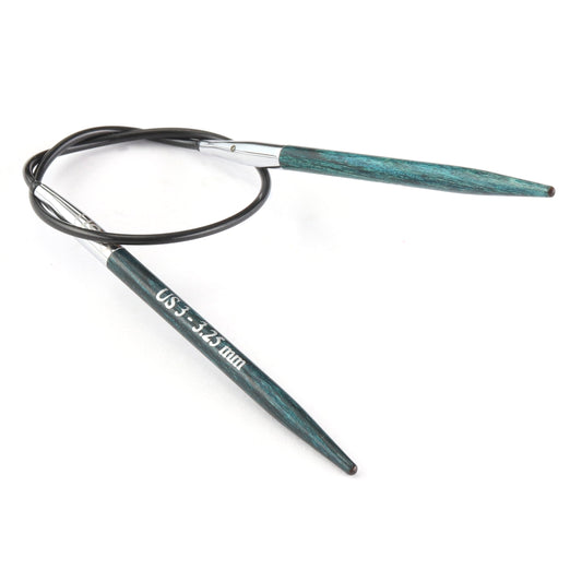 KnitPro Dreamz birchwood fixed circular knitting needle, 25cm, 3.25mm