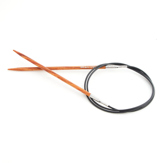 KnitPro Dreamz birchwood fixed circular knitting needle, 60cm, 3.75mm