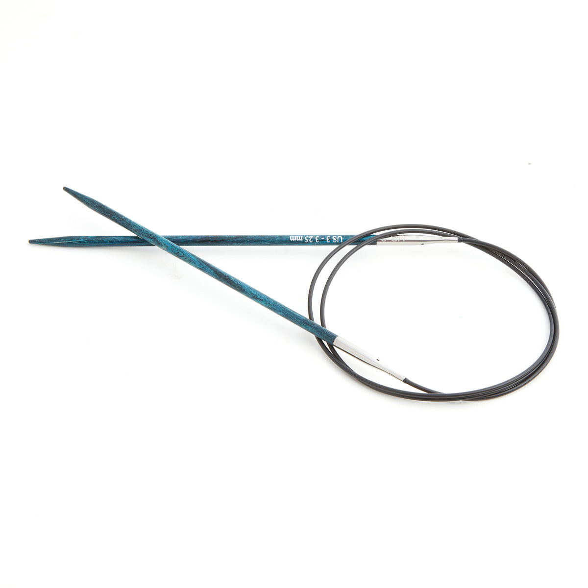 KnitPro Dreamz 3.25mm birchwood fixed circular knitting needle with 80cm cable