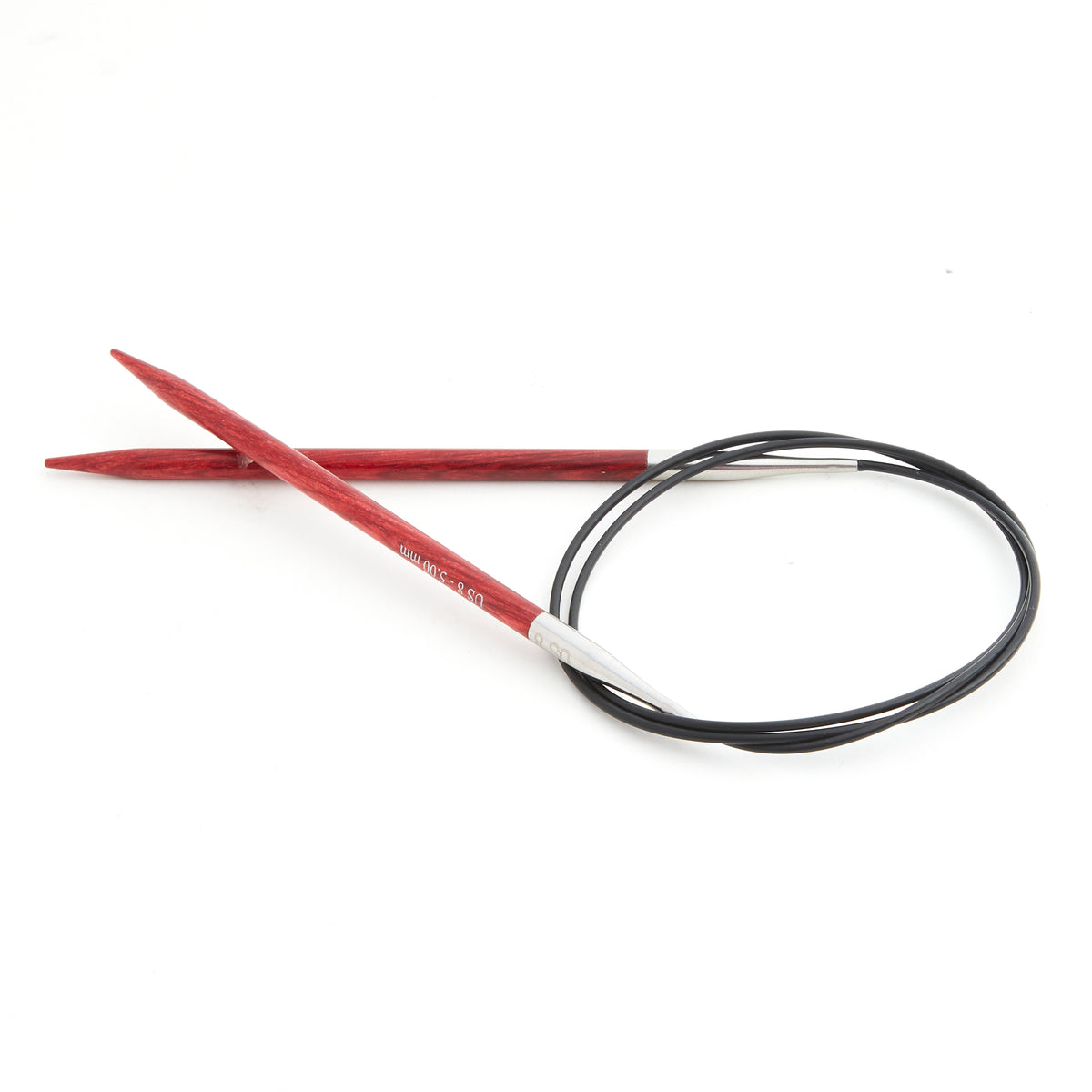 KnitPro Dreamz 5mm birchwood fixed circular knitting needle with 80cm cable