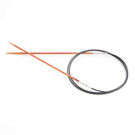 KnitPro Dreamz 2.25mm birchwood fixed circular knitting needle with 120cm cable