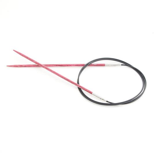 KnitPro Dreamz 2.75mm birchwood fixed circular knitting needle with 120cm cable