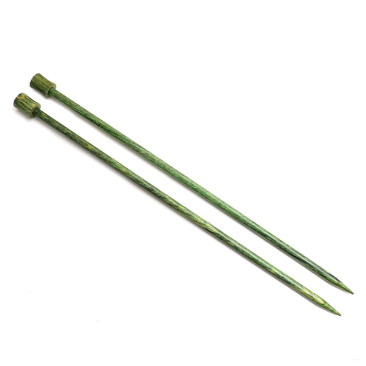 Pair of KnitPro Dreamz 5.5mm birchwood single point knitting needles, 25cm