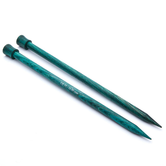 KnitPro Dreamz 10mm birchwood single-pointed knitting needles, 25cm