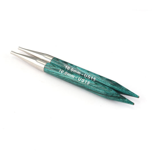 KnitPro Dreamz 10mm birch wood interchangeable circular needle tips