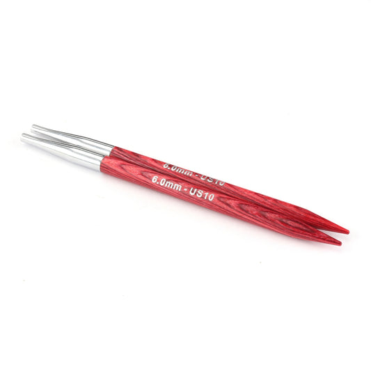 KnitPro Dreamz 6mm birch wood interchangeable circular needle tips