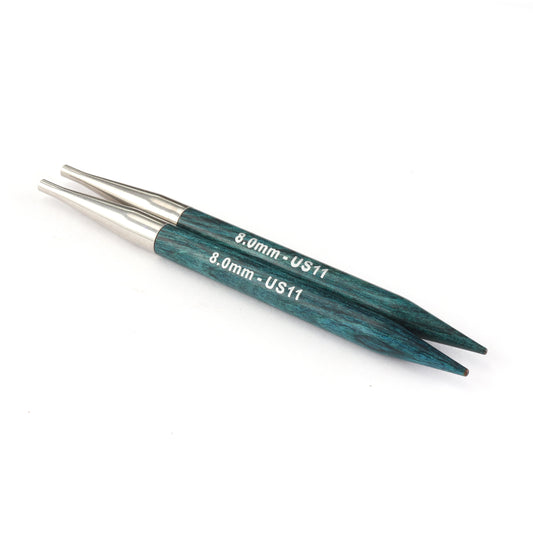 KnitPro Dreamz 8mm birch wood interchangeable circular needle tips