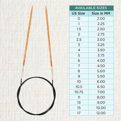 KnitPro Dreamz 3mm birch wood fixed circular knitting needle with 40cm cable