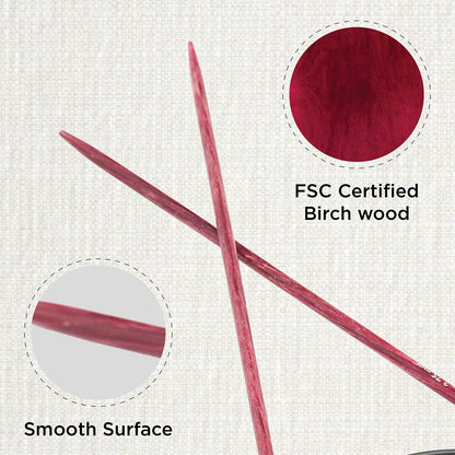 KnitPro Dreamz 2.75mm fixed circular knitting needle with birch wood tips and 120cm cable