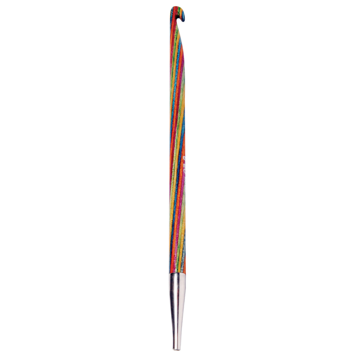 KnitPro Symfonie multi-coloured interchangeable Tunisian crochet hook, 8mm