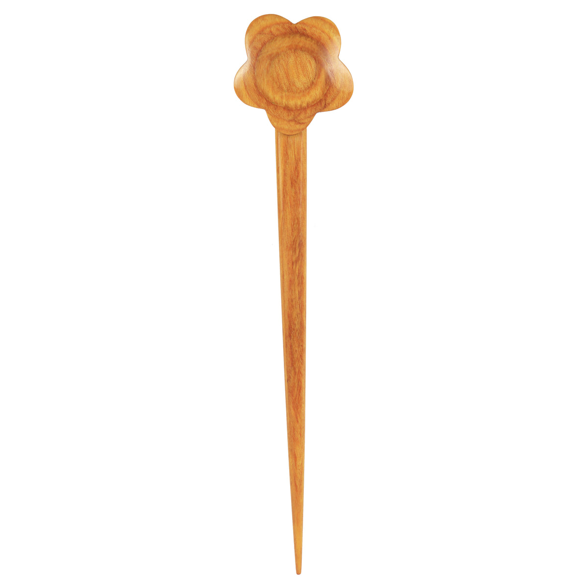 KnitPro Symfonie Flora wooden shawl pin, Blossom design