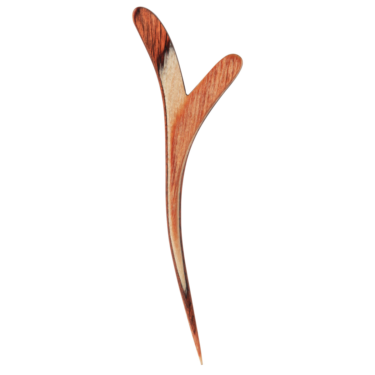 KnitPro Symfonie Flora wooden shawl pin, Twig design