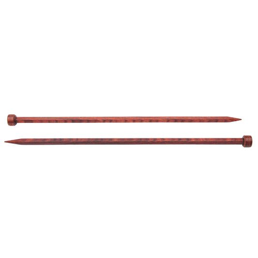 Pair of square straight knitting needles