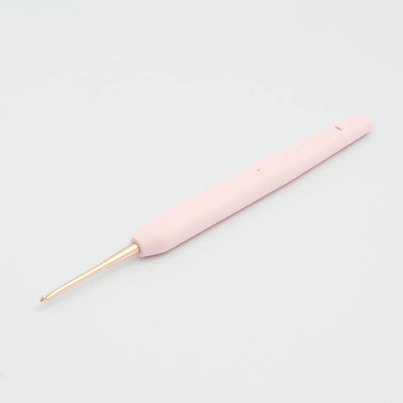 KnitPro Vybe 2.25mm crochet hook with blush soft-grip handle