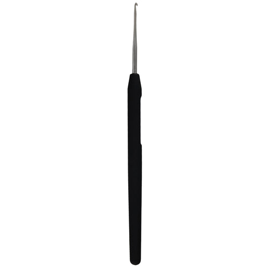 KnitPro 0.75mm steel crochet hook with plastic handle