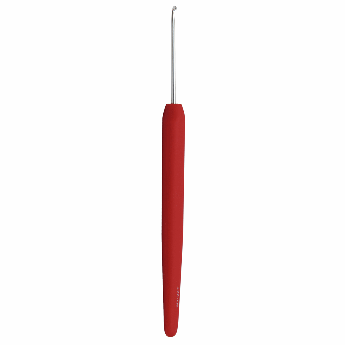 KnitPro 'Waves' Aluminium Crochet Hook - 15cm x 2.00mm (Red)