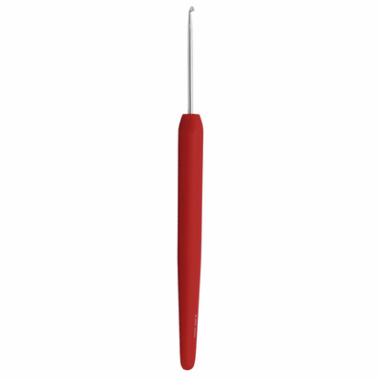 KnitPro 'Waves' Aluminium Crochet Hook - 15cm x 2.00mm (Red)