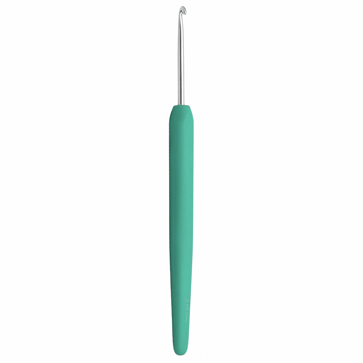 KnitPro 'Waves' Aluminium Crochet Hook - 15cm x 2.5mm (Sea Green)