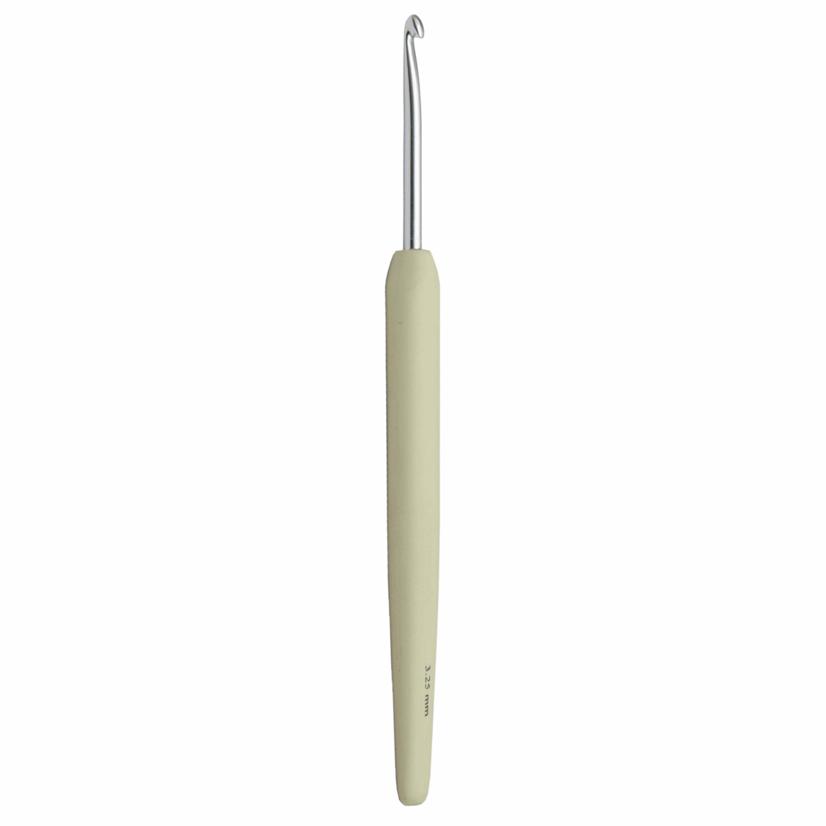 KnitPro 'Waves' Aluminium Crochet Hook - 15cm x 3.25mm (Ivory)