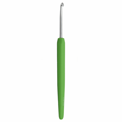 KnitPro 'Waves' Aluminium Crochet Hook - 15cm x 3.50mm (Parrot Green)