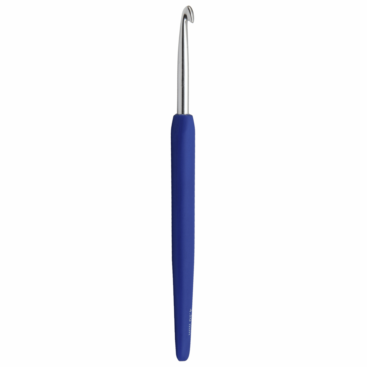KnitPro 'Waves' Aluminium Crochet Hook - 15cm x 4.5mm (Royal Blue)