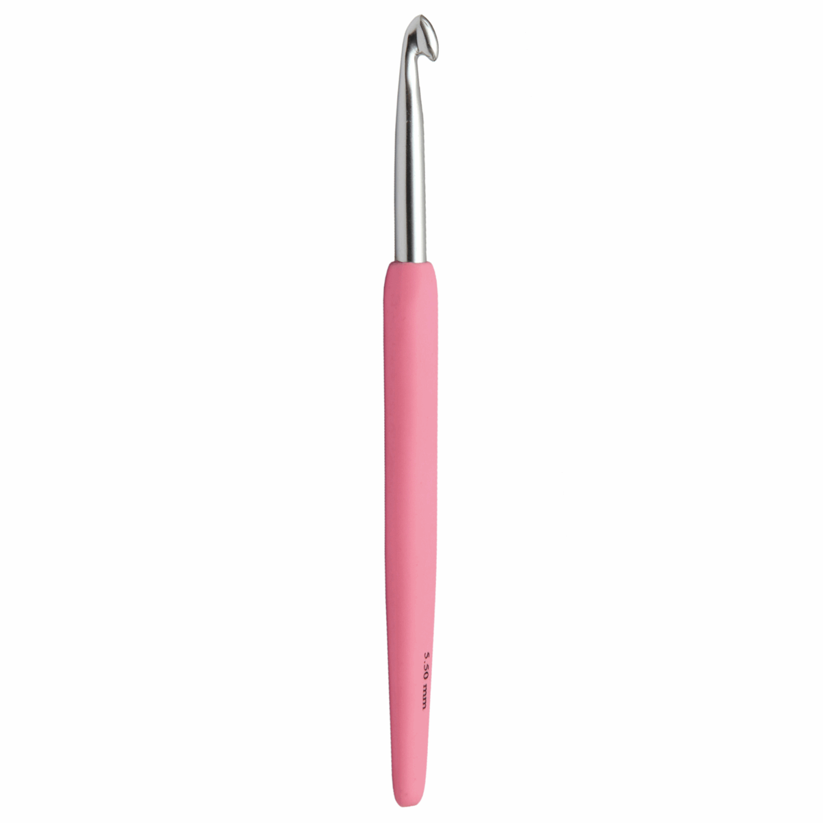 KnitPro 'Waves' Aluminium Crochet Hook - 15cm x 1.50mm (Hot Pink)