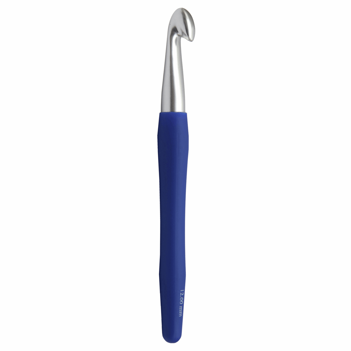 KnitPro 'Waves' Aluminium Crochet Hook - 15cm x 12.00mm (Royal Blue)