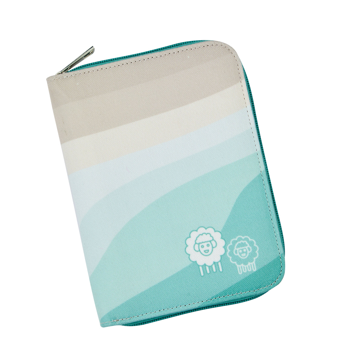KnitPro Waves 2.0 Deluxe set of 9 crochet hooks with aqua zipped case