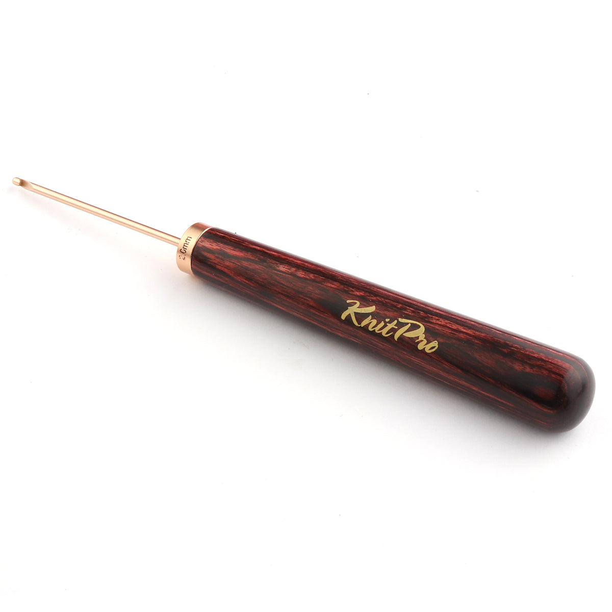 KnitPro Oasis 2mm rose gold interchangeable crochet hook head