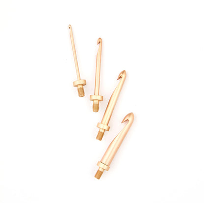KnitPro Oasis 2.5mm rose gold interchangeable crochet hook head