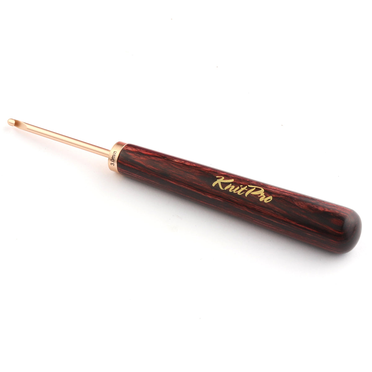 KnitPro Oasis 3mm rose gold interchangeable crochet hook head