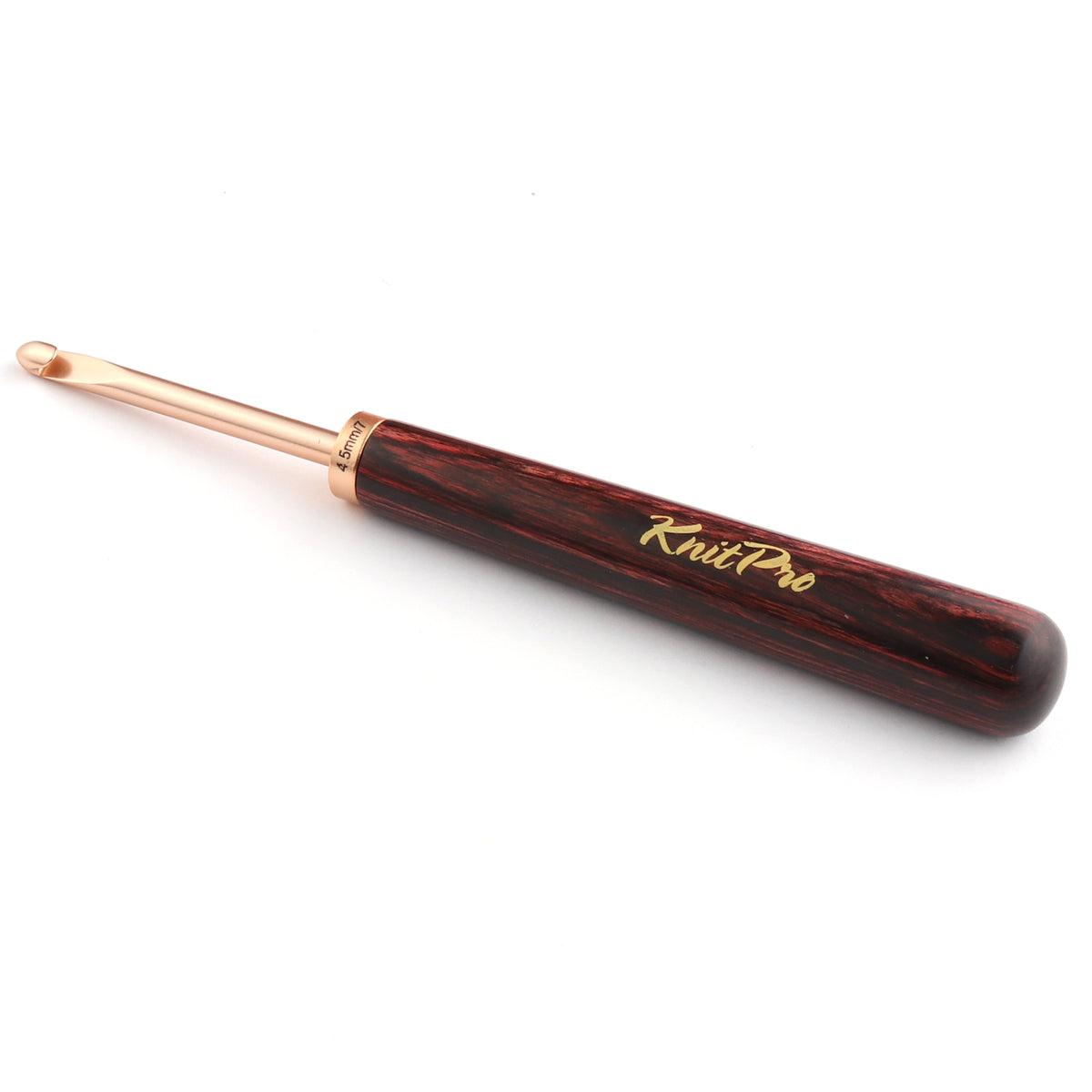KnitPro Oasis 4.5mm rose gold interchangeable crochet hook head