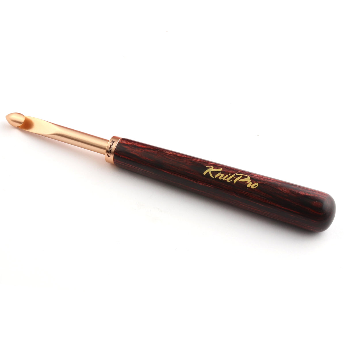 KnitPro Oasis 6.5mm rose gold interchangeable crochet hook head