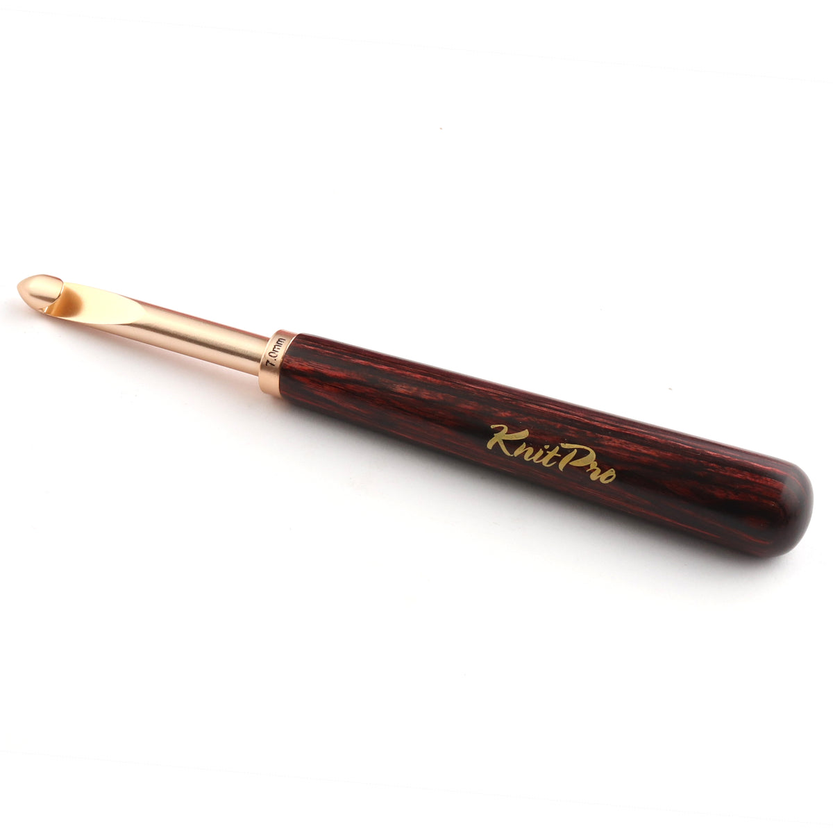 KnitPro Oasis 7mm rose gold interchangeable crochet hook head
