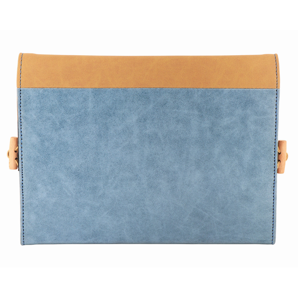 KnitPro Ginger Tunisian crochet hook set in a denim and beige case