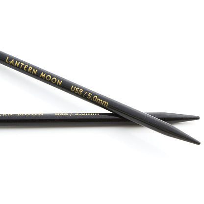 Lantern Moon 5mm ebony fixed circular knitting needle with 60cm cord