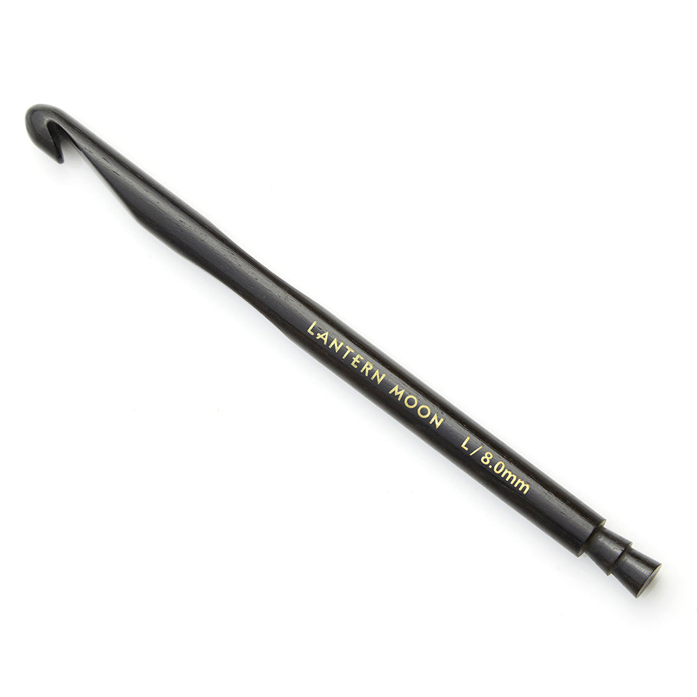 Lantern Moon dark ebony crochet hook, 6mm