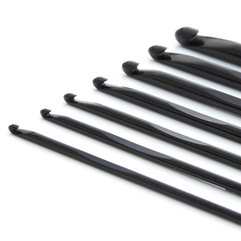 Lantern Moon dark ebony crochet hook, 6.5mm