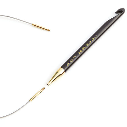 Lantern Moon ebony Tunisian crochet hook, 4.5mm