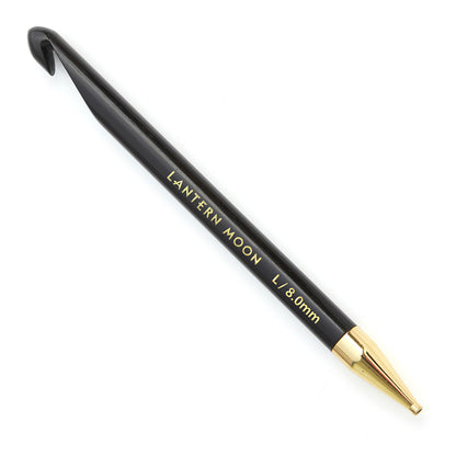 Lantern Moon ebony Tunisian crochet hook, 4.5mm
