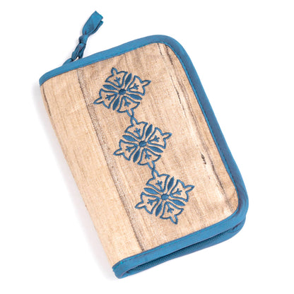 Lantern Moon Charm interchangeable knitting needle set in an embroidered silk case