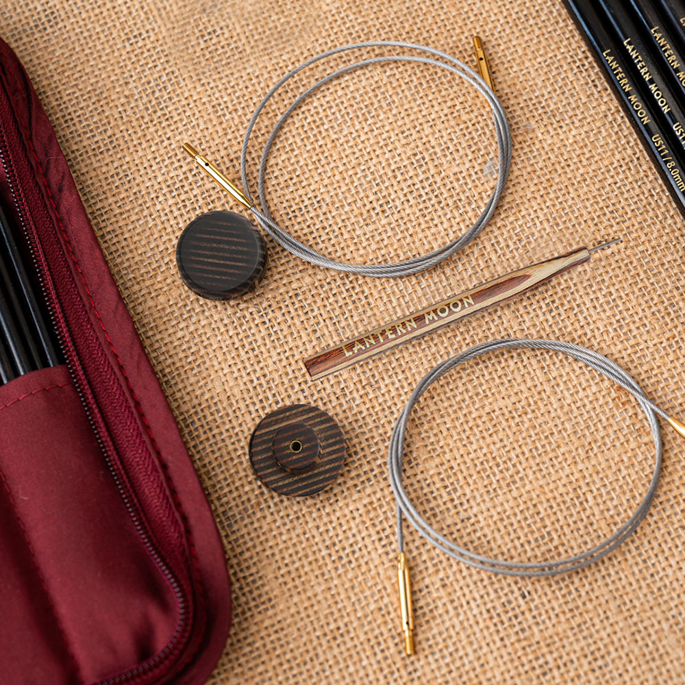 Lantern Moon 20cm fixed interchangeable knitting cables