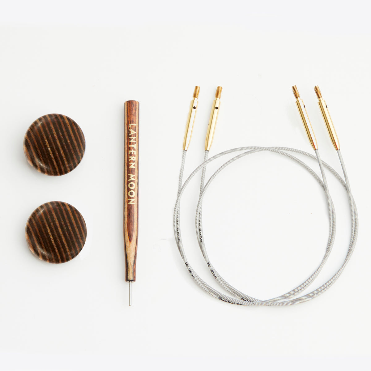 Lantern Moon 125cm fixed interchangeable knitting cables