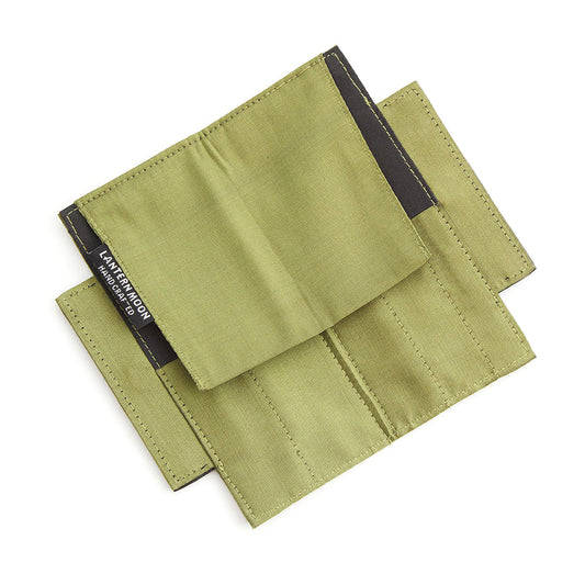 Slim fabric tool case with flap closure in the Sage design